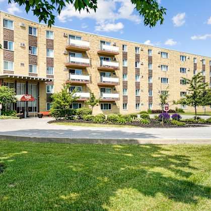 Apartment building with balconies (Onsite Moving Services) by Moving Pros CLE